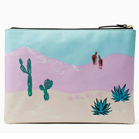 Kate spade out of the office gia cactus pouch - Picture 5 of 7